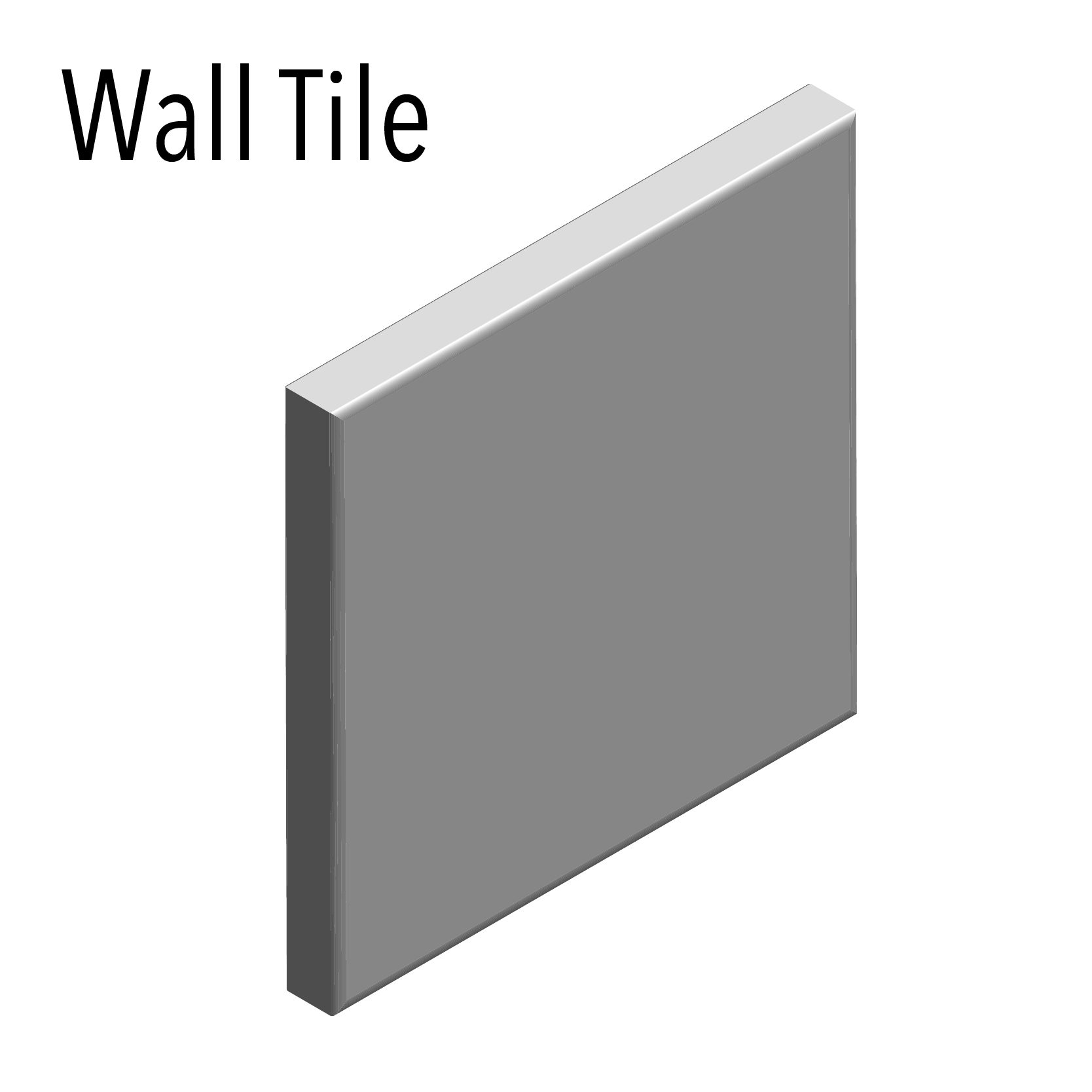 Gray wall tile illustration